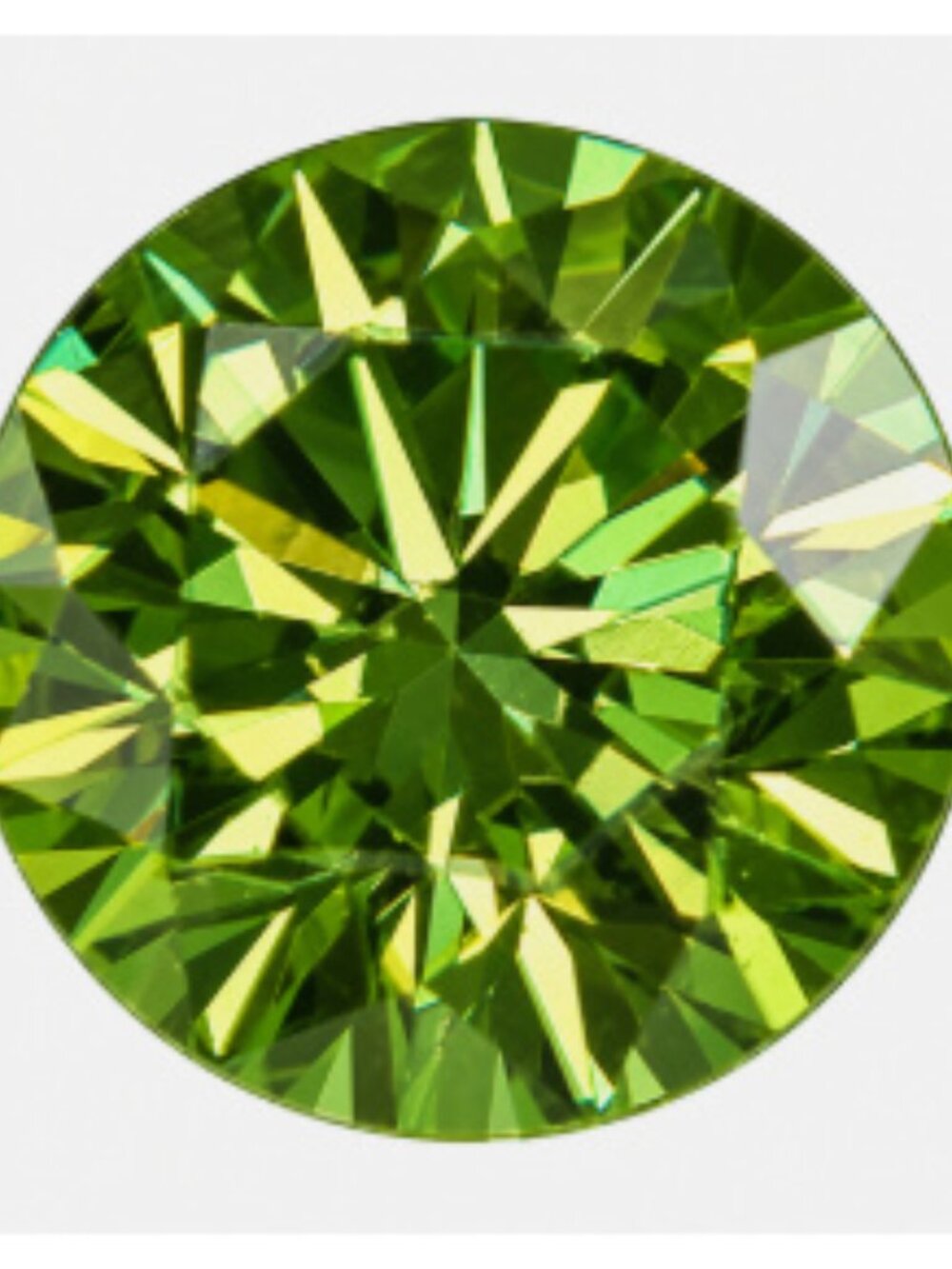 0.21 ct Natural Green Diamond Round Cut Loose Gemstone